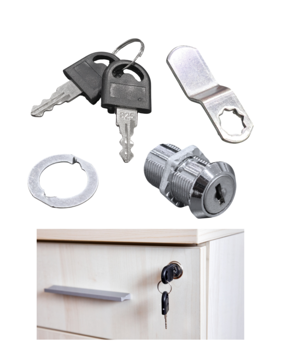 CAM LOCK - 30MM CHROME PLATED KD