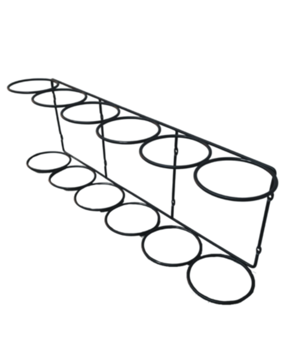 Chrome 6 Hole Bottle Holder