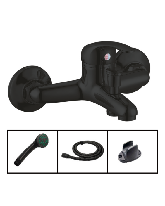Fontaine Black Bath Mixer TAP23